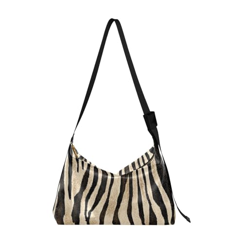 Bolso Tote Unisex Vintage ALAZA Estampado Cebra Grande miniatura 1