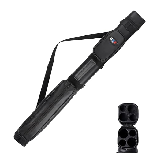 GSE Games & Sports Expert 2x2 Deluxe Hard Billiard Pool Cue Stick Carrying Case