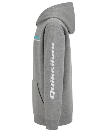 Image of Quiksilver Boys' Pullover Hoodie Sweatshirt, Soft & Comfortable Fleece, Front Pocket