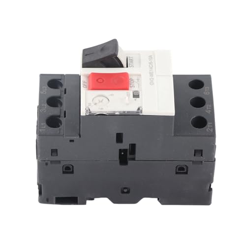 Interrupteur Moteur, Disjoncteur Moteur, Court-circuit de Surcharge, Montage sur Rail de Guidage 35 Mm, Classe AC 3 50 60 Hz (GV2-ME14C 6-10A)