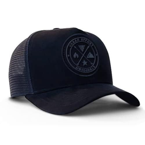 Urban Effort Mesh Back Cap - for Men and Women Baseball Hat 5-Panel Trucker Hat - Great Snapback Closure for Hunting & Hiking