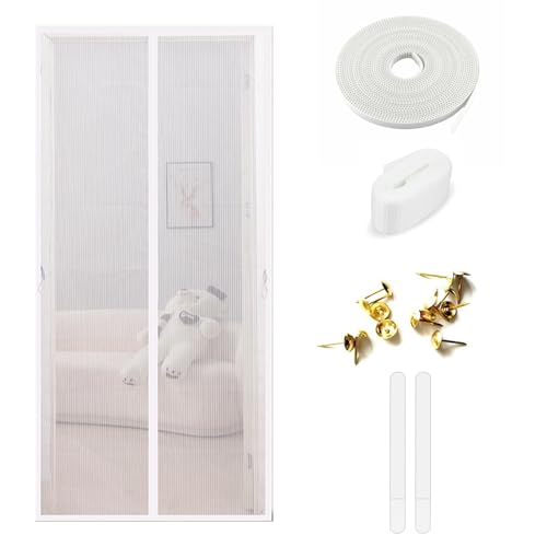 Magnetic Door Screen Heavy Duty Insect Screen Mesh 90x210cm Door Curtain
