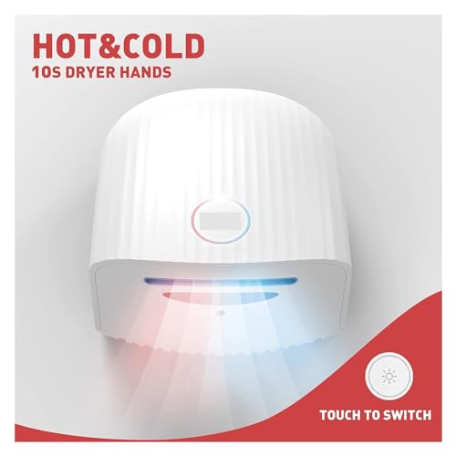 Secador de manos automático con sensor inteligente para baños comerciales 4