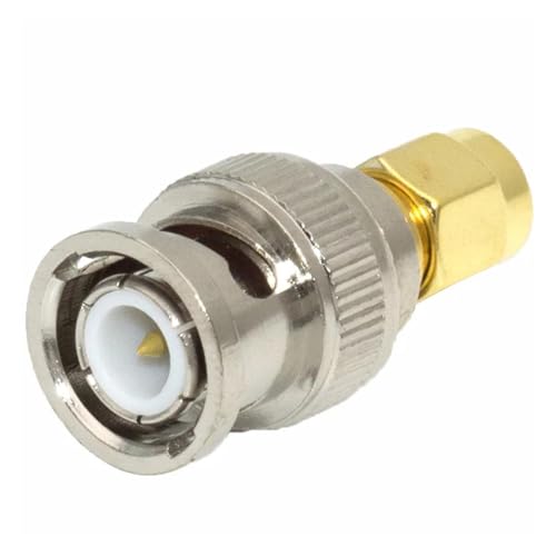 Connecteur antenne mâle vers BNC mâle en laiton droit pour signal TV