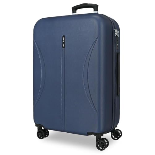 Valise Moyenne ABS Rigide 56L Joumma Roll Road Formentera Marine 4 Roues