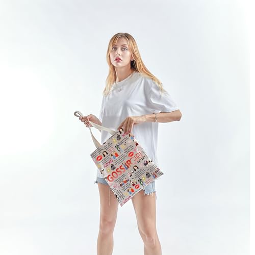 Gossip TV Show Inspired Gift Gossip XOXO Tote Bag Gossip Fans Gift Gossip TV Show Lover Gift (XO Tote), M - Image 4