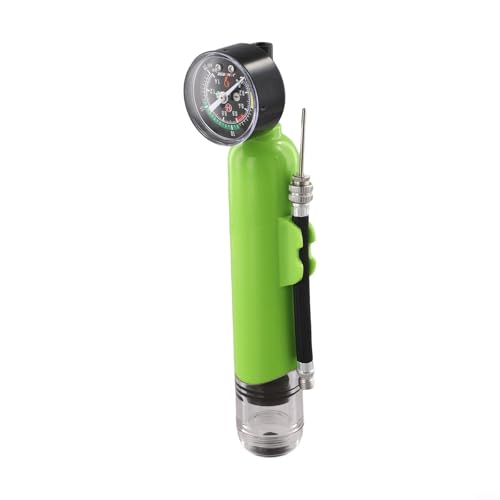 Portable Ball Pump, Hand Pump with Integrated Pressure Gauge for