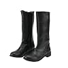 Mens Tall Boots Medieval Renaissance Cosplay Boot Viking Renaissance Boot Halloween Shoes