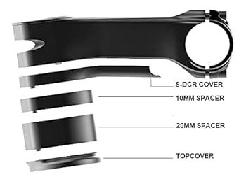 Amazon | デダ(DEDA) SUPERBOX POB 31.7/110 S-DCR ステム