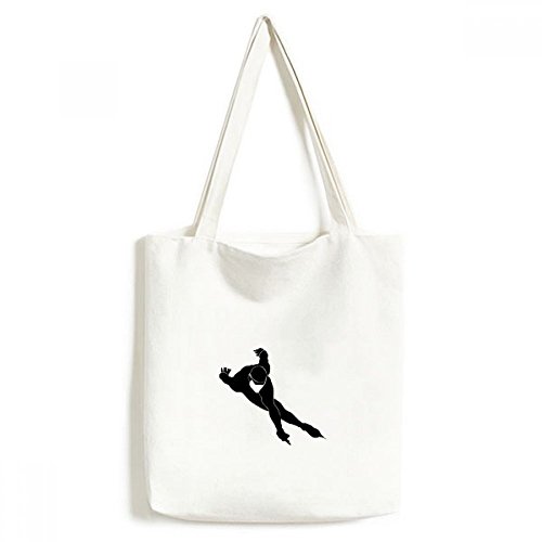 Patinage noir cadeaux en toile lavable pour passionnés de glisse