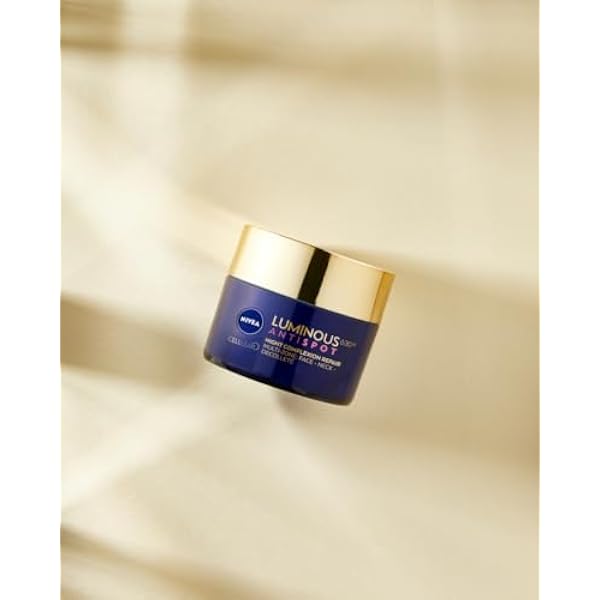 NIVEA Luminous630 Регенерирующий увлажняющий ночной крем от гиперпигментации с тиамидолом, 50 мл