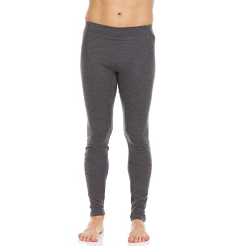 Men's Midweight Flyless Running Tights - 85% Merino Wool - Base