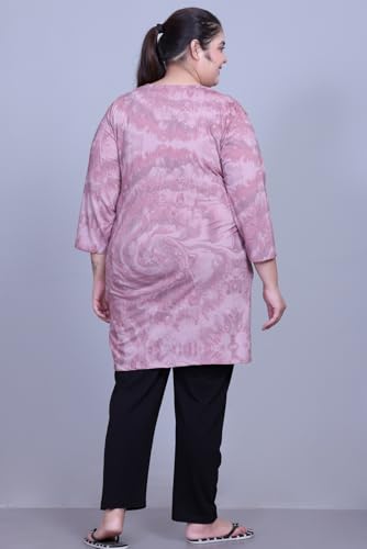 Image of RYSH Women's Plus Size Printed Longline Tops | Printed longline tops in multiple colours and plus sizes
