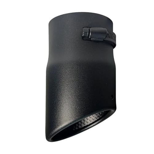 Embout d'échappement voiture silencieux noir givré pour A6L ASX
