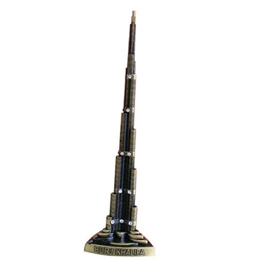 SM SunniMix Burj Khalifa, världens högsta byggnad, höjd 22 cm