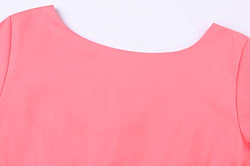 Image of MINTLIMIT Women's 1950s Retro Vintage Cocktail Party 3 /4 Sleeve Swing Dress