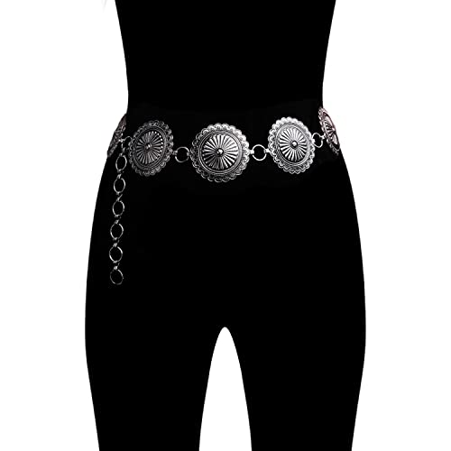 Western Floral Concho Fashion Waist Belt No. 323