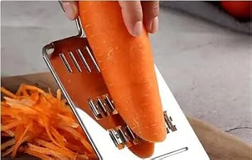 Korean Carrot Grater - Russian Salad Carrot Cutter Tool Shredder Chopper