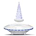 Produktbild BZDBZ Magnetischer Suspendierungs Lautsprecher Bluetooth Verbindung 360 ° Drehbar 7 Farblichter Weihnachtsbaum Magnetischer Suspendierungslautsprecher Kreative Geschenke,Weiß