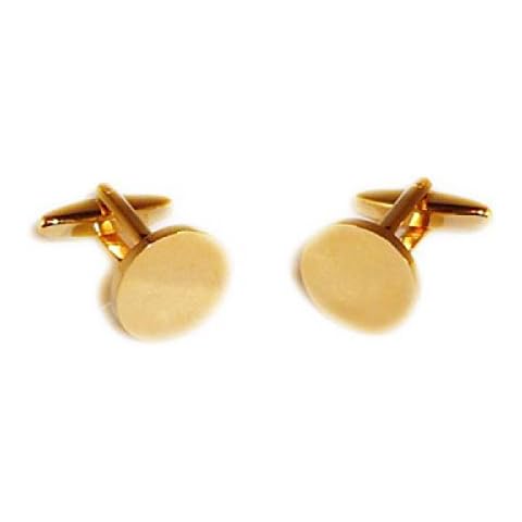 Gold Plated Engraveable Cufflinks by GTR Cover