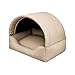 Bjird Hundebett & Hundehütte in einem - Hundehaus mit Dach für kleine und mittelgroße Hunde - Hundehöhle - Hundebox - Hundesofa - Bezug abnehmbar & waschbar - stabiles Hundekorb - 82x58 cm