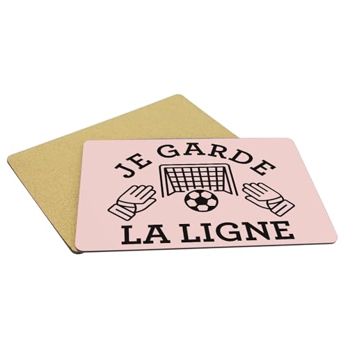 Sets de table souples en liège rose foot 4 pièces grand format