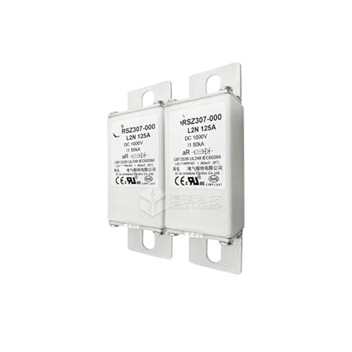 Fusible RSZ307-000-L2N-125A 1000V DC à soufflage rapide pour armoire électrique