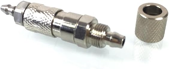 Miniatura 2 de LESU Tubería de metal conector D para 1/14 DIY RC Tamiyaya Dump Ruck hidráulico Modelo Accesorios