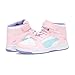PUMA Rebound Layup Mid Hook and Loop Shoes Sneaker, White-Whisp of Pink-Light Aqua SS25, 3.5 US Unisex Little Kid