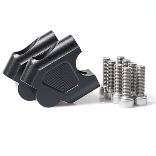 Motorrad-Lenkererhöhungen Passend für Loncin VOGE 500DS, 650DS, 500R, 650 DS, 500 R AC, 500AC Motorradzubehör: Lenkererhöhung, Lenkerklemmung Motorrad-Lenker-Klemmen(Black)