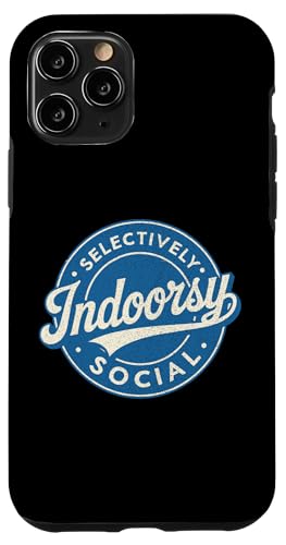 Indoorsy Selectively Social �r���e�[�W ���Љ�I �����I �X�}�z�P�[�X iPhone 11 Pro �p
