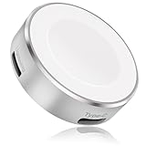 5W iWatch Charger for Apple Watch 11, Portable Wireless Charger with USB C & iPhone Power Port, Travel Keychain for Apple Watch Series 10/9/8/UItra/7/6/5/4/3/2/SE