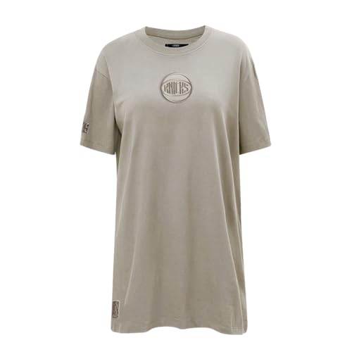Pro Standard Womens NBA NEW YORK Knicks Neutral TEE Dress Taupe XS