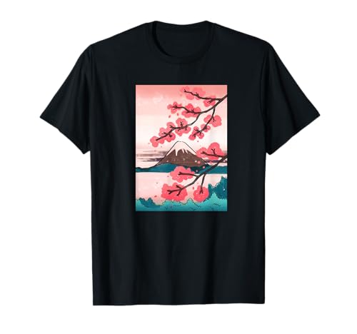 Kanji japonais Fleur de cerisier Tokio Japon Nature Jpop T-Shirt