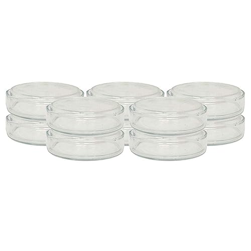 60mm Glass Petri Dish with Cover, Borosilicate Glass, Karter Scientific (Case of 300)