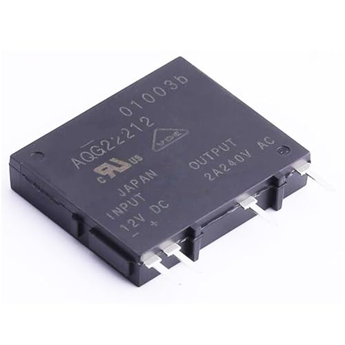 Relé AQG22212 12VDC 12V 2A de 4 pines para mantenimiento de equipos