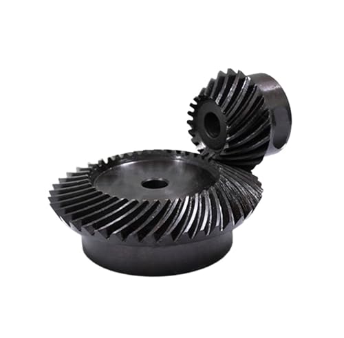 Bevel Gear Pinion Hardware Mechanical 2pcs 1.5M 15T to 60T Spiral Bevel Gear M1.5 Modulus 1:4 90 Degrees Differential Gear Same Ratio Diameter 8mm 10mm Hole