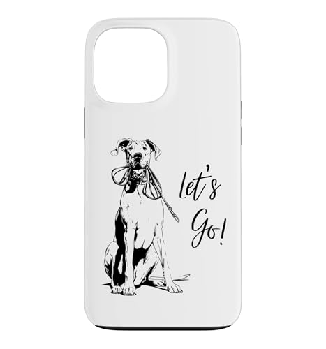 �O���[�g�f�[���uLet's Go!�v�f�U�C�� ? Happy Dane Design �X�}�z�P�[�X iPhone 13 Pro Max �p