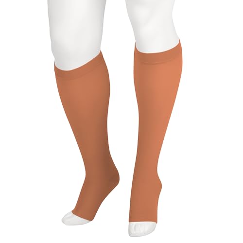 Image of Juzo Soft 2001 Knee-High 20-30 mmHg Open Toe Compression Stocking - Men & Women, Regular