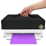 Umbrotiger Printer Dust Cover for HP ENVY 6055e Wireless Color Inkjet Printer - Waterproof Anti-Static Dustproof Cover, Foldable 18.5x15.7x5.1in with Handle (300D Oxford Fabric) for Office and Home