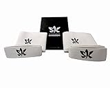 Fussball Schienbeinschonerhalter Stutzenhalter Set (Weiß)
