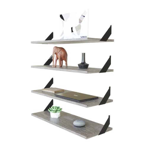 La Mejor comparativa de Repisas metálicas para oficina listamos los 10 mejores. 37 VINCO 4 Repisas Flotantes 30x80cm Melamina Texturizada con Soporte Mensula Metalica Minimalista Moderna Estanteria Multiusos Casa Oficina (Lombardia)
