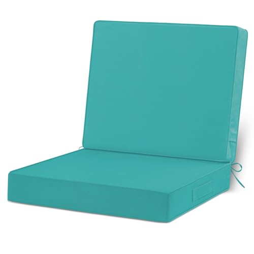 Cozyide 24x24 Outdoor Cushions for Patio Furniture, Waterproof Outdoor Chair