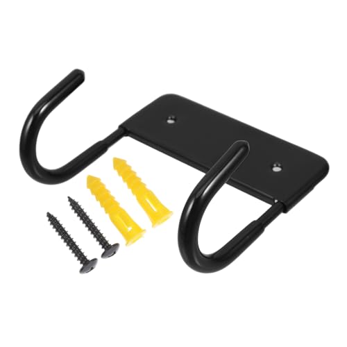 ANDRESLAD Colgador De Tabla De Planchar Percha para Tabla De Planchar Soporte para Tabla De Planchar Colgante Soporte De Pared para Rizador Gancho para Colgar Black De Polivinilo