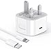 30W Apple iPhone Fast Charger - MFi Certified, 2M Cable, PD 3.0, Compatible with iPhone 14/14 Pro/14 Pro Max/13/12/11/XS Max/XS/SE/XR/X/8/8 Plus/iPad