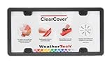 2 Unbreakable License Plate Bubble Covers 4 Holes Universal Fitment Choose Your Shield Color (Clear-B)