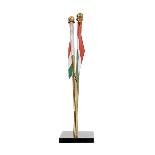 Image of VOILA Indian Cross Design Flags For Car Dashboard