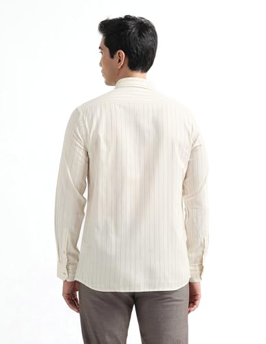 Image of Arrow Checked Slim Fit Mens Formal Shirt - Cotton, Breathable & Comfortable, Full Sleeves Shirts for Men
