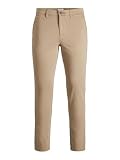 JACK & JONES Jjimarco Jjbowie Sa Pantalones, Beige, 34W / 32L Hombre