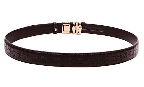 Image of WildHorn Men's Genuine Leather Belt for Men| Premium Auto-Lock Buckle | Adjustable up to 48 inch | Formal & Casual Wear | Micro-Adjust Fit | Stylish Gift Box Included